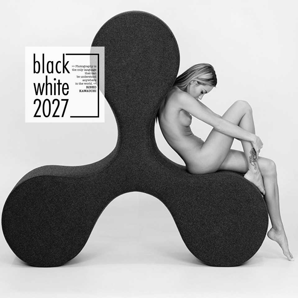 Aktkalender 2027 Black and White: limitierte Schwarzweiß-Aktfotografie, großformatig und signiert