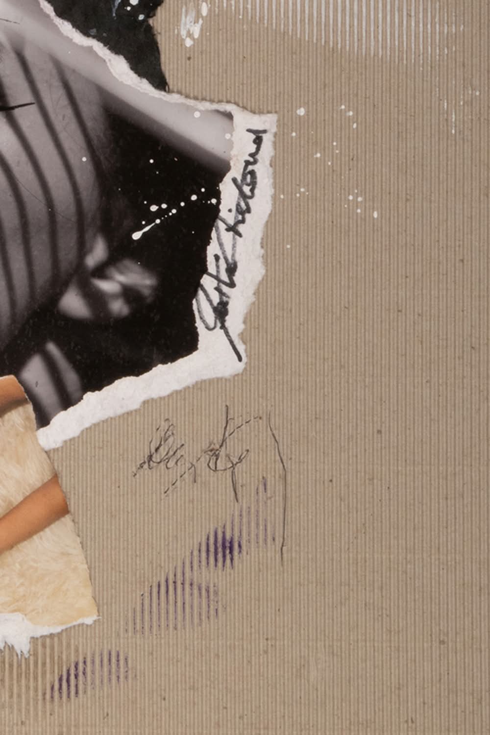 Orgy – Detailansicht, zeitgenössische Collagenkunst – Detail 1
