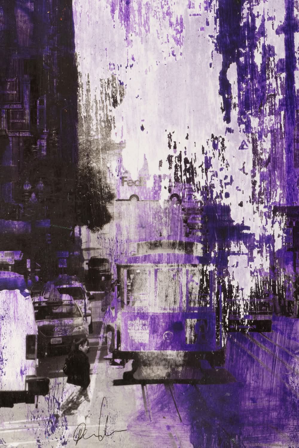 San Francisco Blues, detail view, Split Screen one of a kind – Detail 3